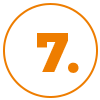Rechteck grau mit 7. orange